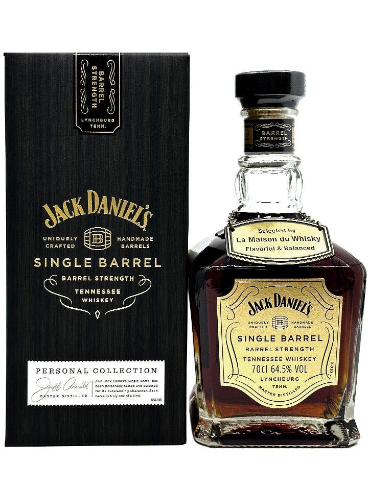 Jack Daniels Single Barrel Barrel Strength Flavourful & Balanced #1 Tennessee Whiskey 700mL
