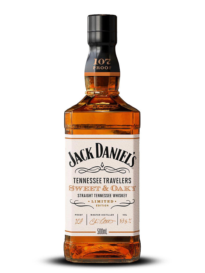 Jack Daniel's Tennessee Travelers Sweet & Oaky Limited Edition Tennessee Whiskey 500mL