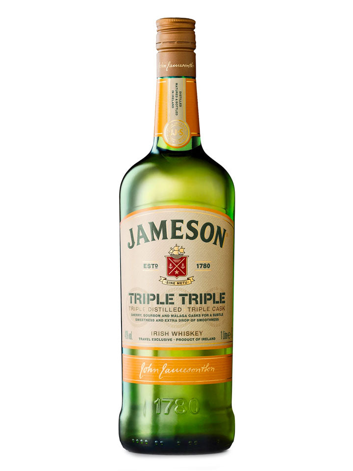Jameson Triple Triple Irish Blended Whiskey 1L