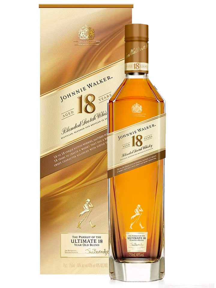 Johnnie Walker Ultimate 18 Year Old Blended Scotch Whisky 750mL