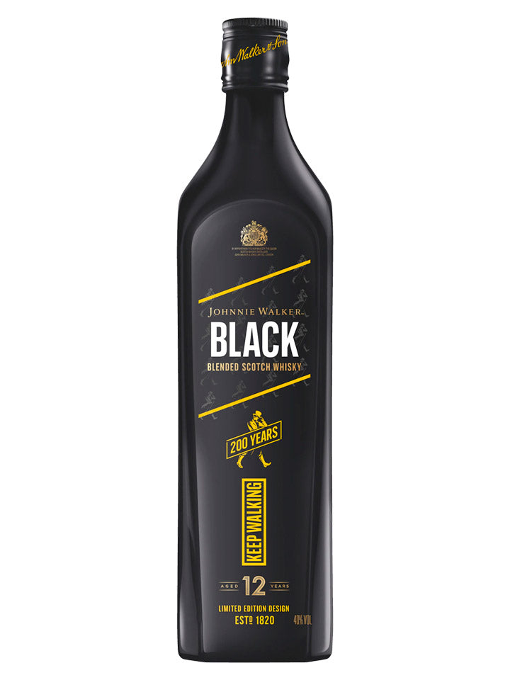 Johnnie Walker Black Label Icons Limited Edition Design Blended Scotch Whisky 1L