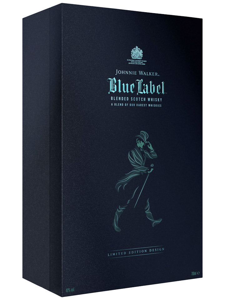 Johnnie Walker Blue Label + 2 Glasses Limited Edition Blended Scotch Whisky 700mL