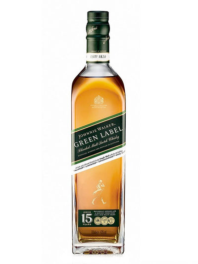 Johnnie Walker 15 Year Old Green Label Blended Scotch Whisky 700mL