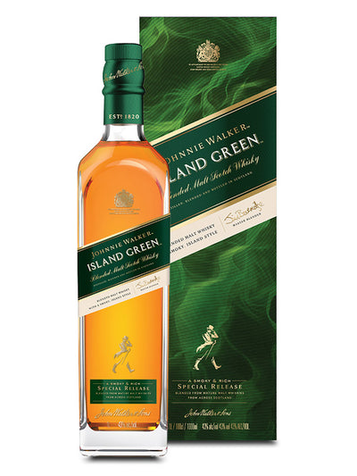 Johnnie Walker Island Green Blended Malt Scotch Whisky 1L
