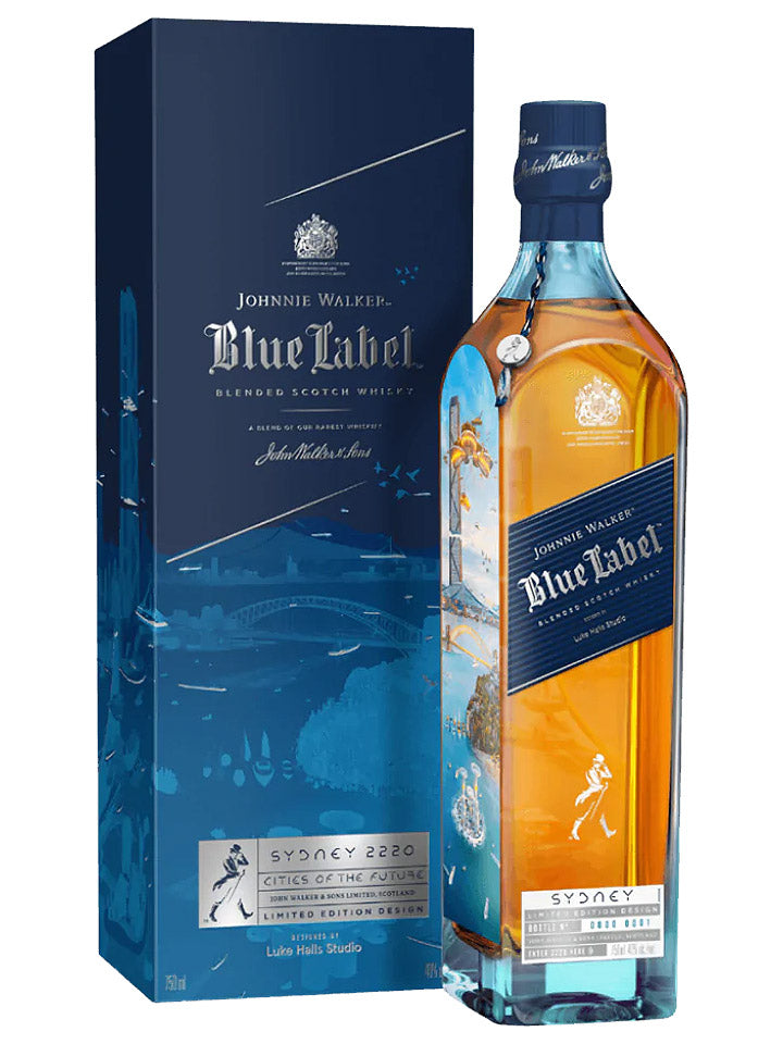 Johnnie Walker Blue Label Cities Of The Future Sydney 2220 Blended Scotch Whisky 750mL