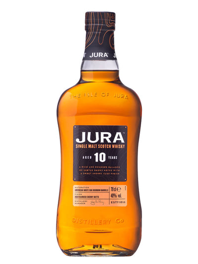 Jura 10 Year Old Single Malt Scotch Whisky 700mL