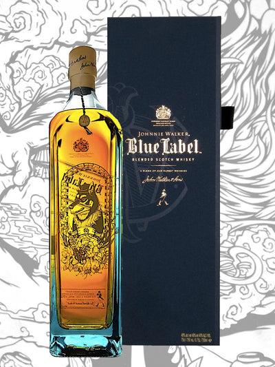 Johnnie Walker Blue Label Zodiac Collection Year Of The Dog Blended Scotch Whisky 1L