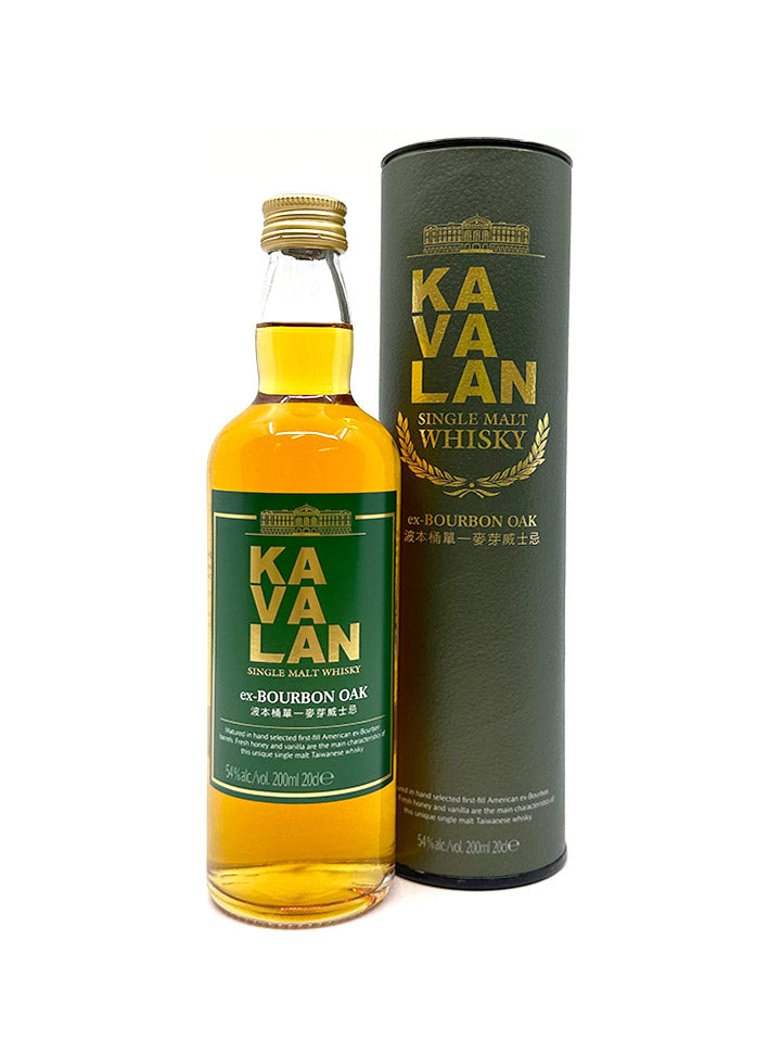 Kavalan Ex-Bourbon Oak Cask Strength Single Malt Taiwanese Whisky Miniature 200mL