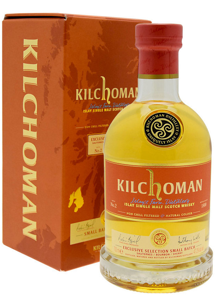 Kilchoman Exclusive Selection Small Batch No. 2 Single Malt Scotch Whisky 700mL