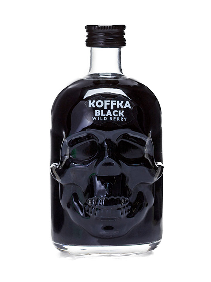 Koffka Black Wild Berry Liqueur Skull Bottle 500mL