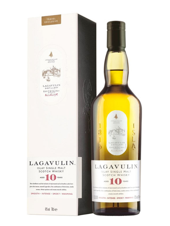 Lagavulin 10 Year Old Single Malt Scotch Whisky 700mL