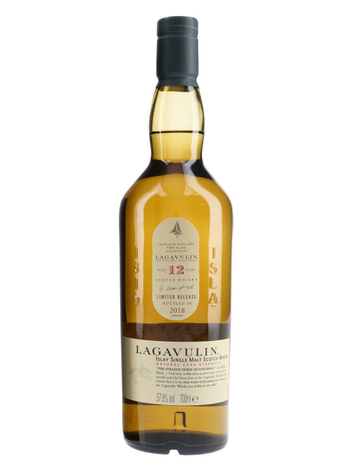 Lagavulin 12 Year Old Cask Strength 2018 Single Malt Scotch Whisky 700mL