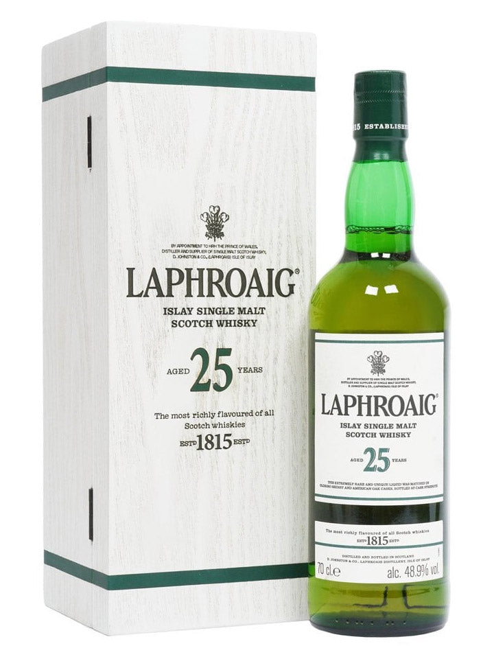 Laphroaig 25 Year Old Cask Strength (2017) Single Malt Scotch Whisky 700mL