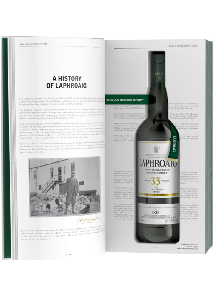 LAPHROAIG 33年 Ian Hunter Story 箱のみ Laphroaig Single Malt Scotch Whisky 33 Jahre The Ian Hunter Story