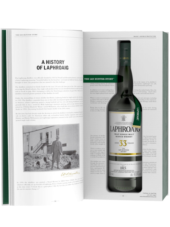 Laphroaig 33 Year Old The Ian Hunter Story Book #3 Limited Edition Single Malt Scotch Whisky 700mL