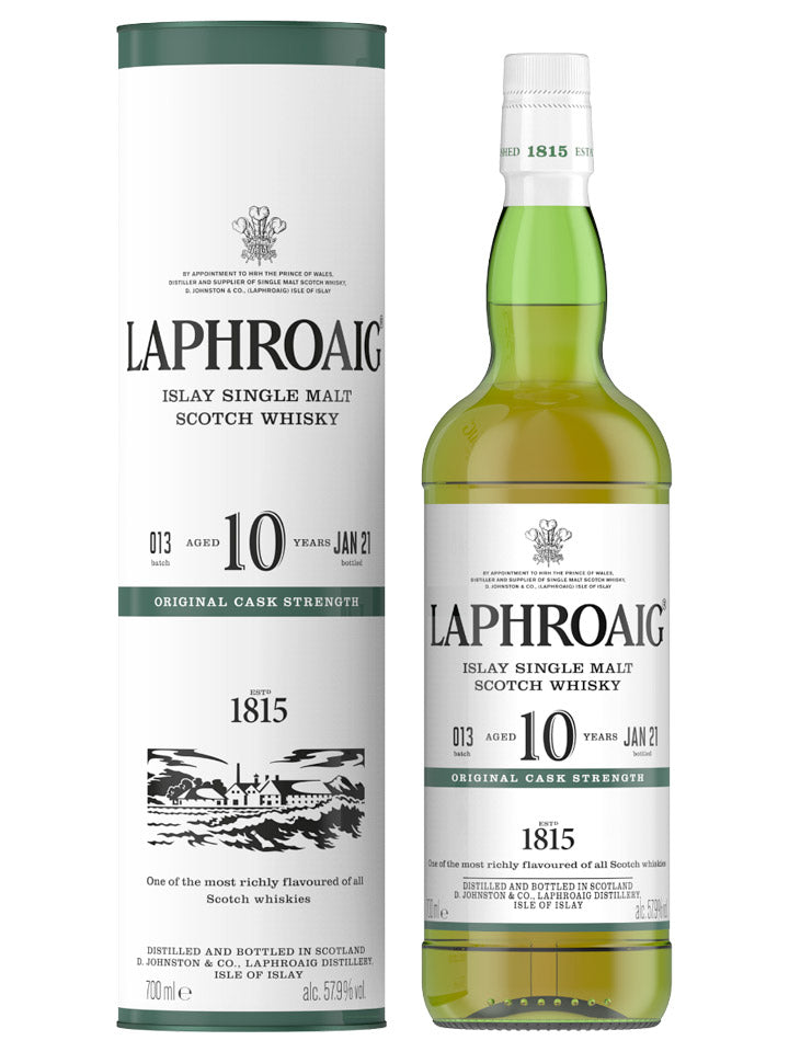 Laphroaig 10 Year Old Cask Strength Batch 013 Single Malt Scotch 700ml