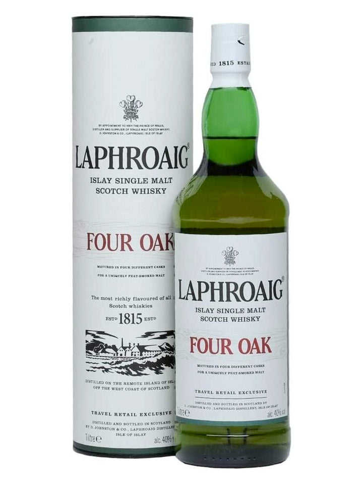 Laphroaig Four Oak Islay Single Malt Scotch Whisky 1L