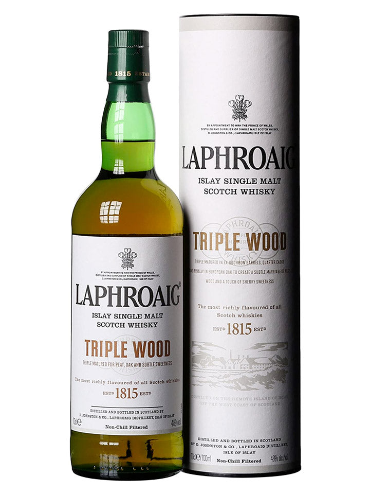 Laphroaig Triple Wood Islay Single Malt Scotch Whisky 700mL