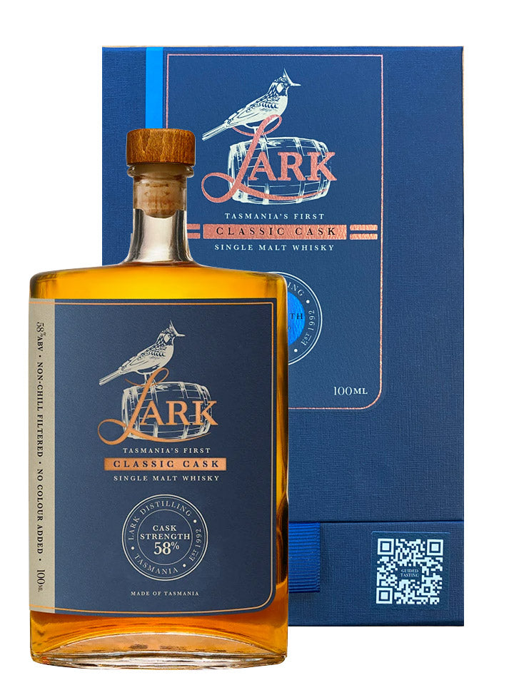 Lark Classic Cask Strength Single Malt Australian Whisky Miniature 100mL