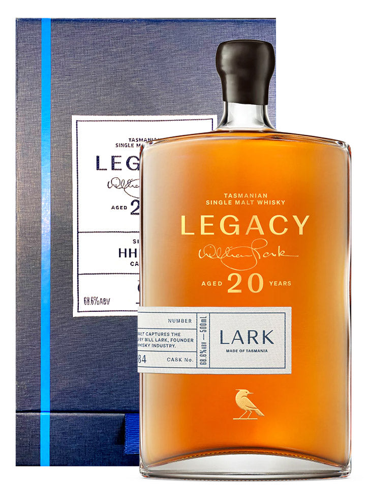 Lark 20 Year Old Legacy Cask #HHF584 Single Malt Australian Whisky 500mL