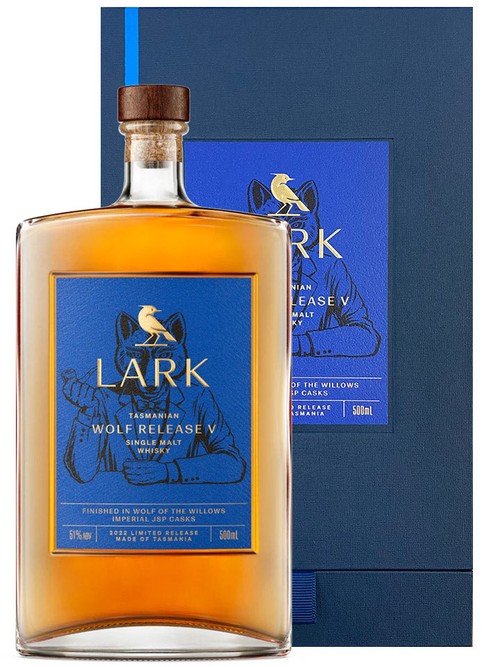 Lark Wolf Release V Single Malt Australian Whisky 500mL