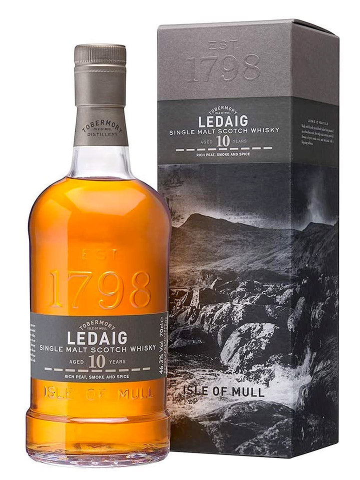 Ledaig 10 Year Old Single Malt Scotch Whisky 700mL