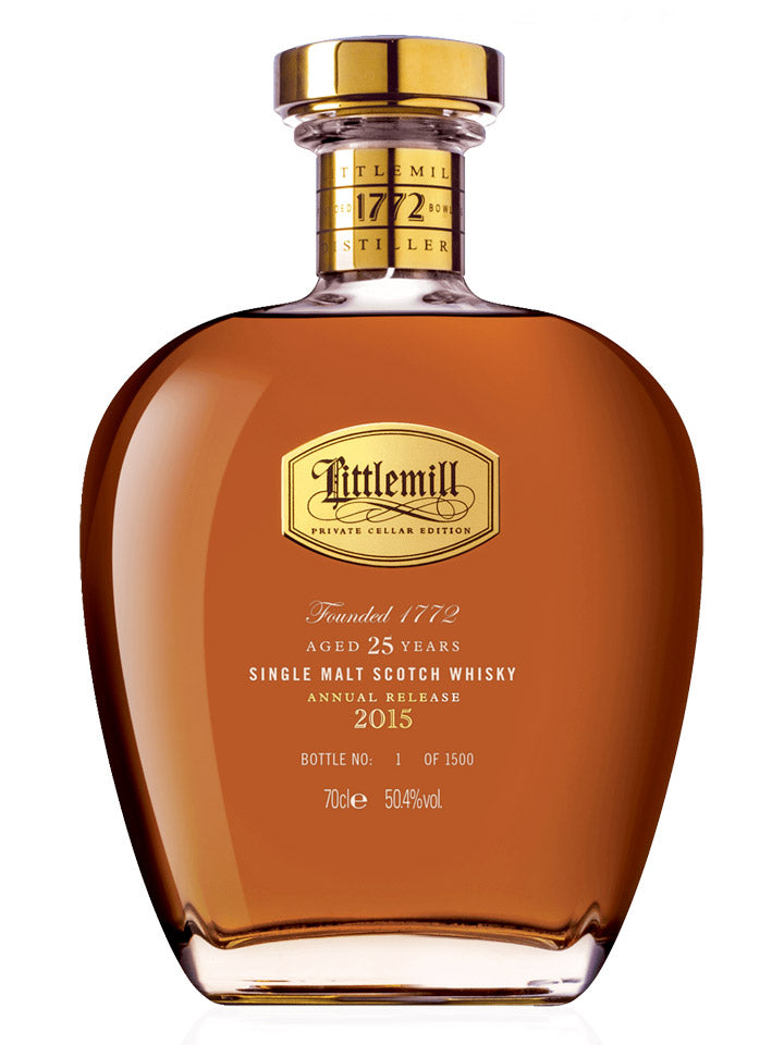 Littlemill Private Cellar Edition 2015 25 Year Old Single Malt Scotch Whisky 700mL