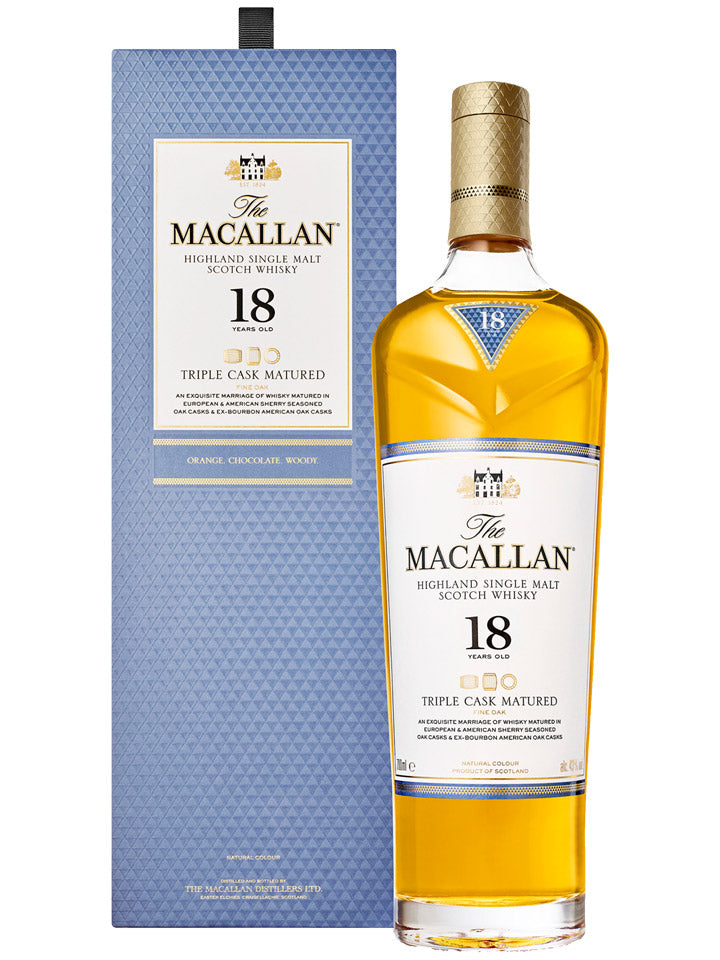 The Macallan 18 Year Old Triple Cask Single Malt Scotch Whisky 700mL