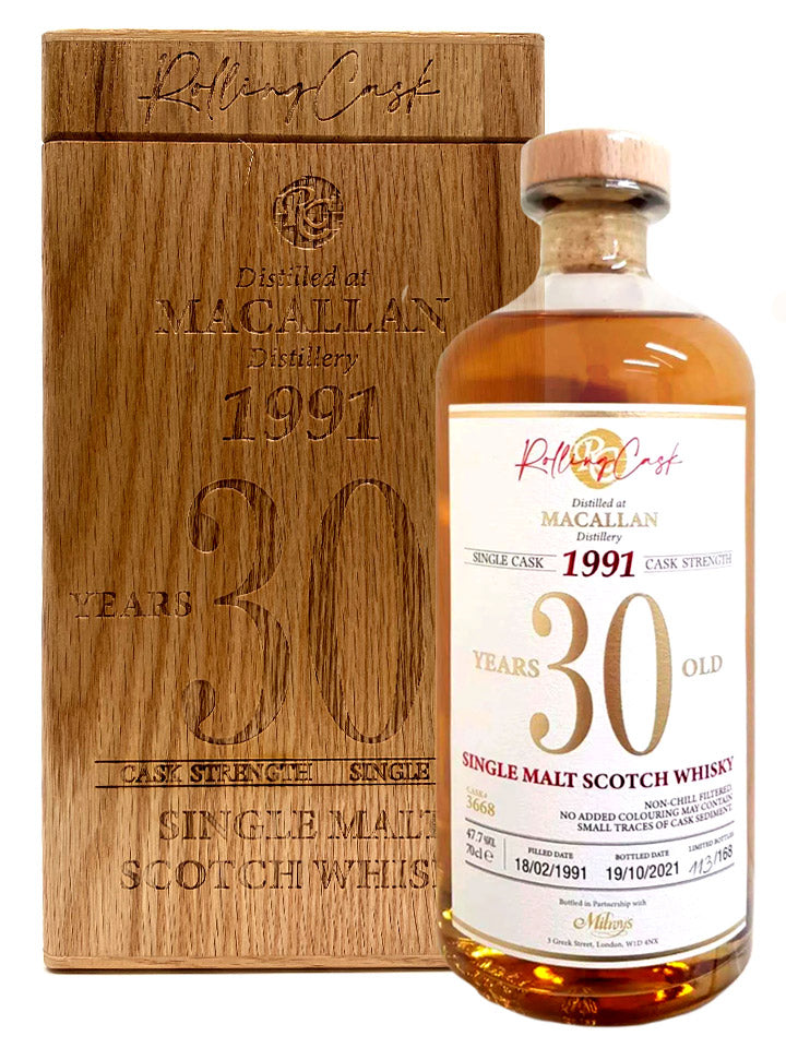 The Macallan 30 Year Old Cask Strength Single Cask 1991 Single Malt Scotch Whisky 700mL