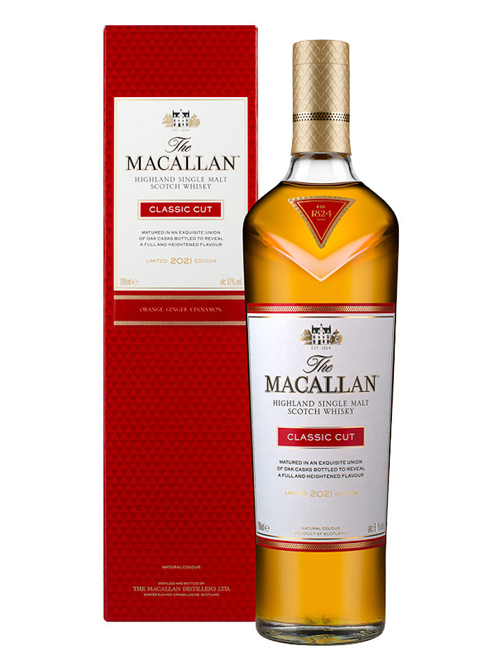 The Macallan Classic Cut 2021 Cask Strength Single Malt Scotch Whisky 700mL
