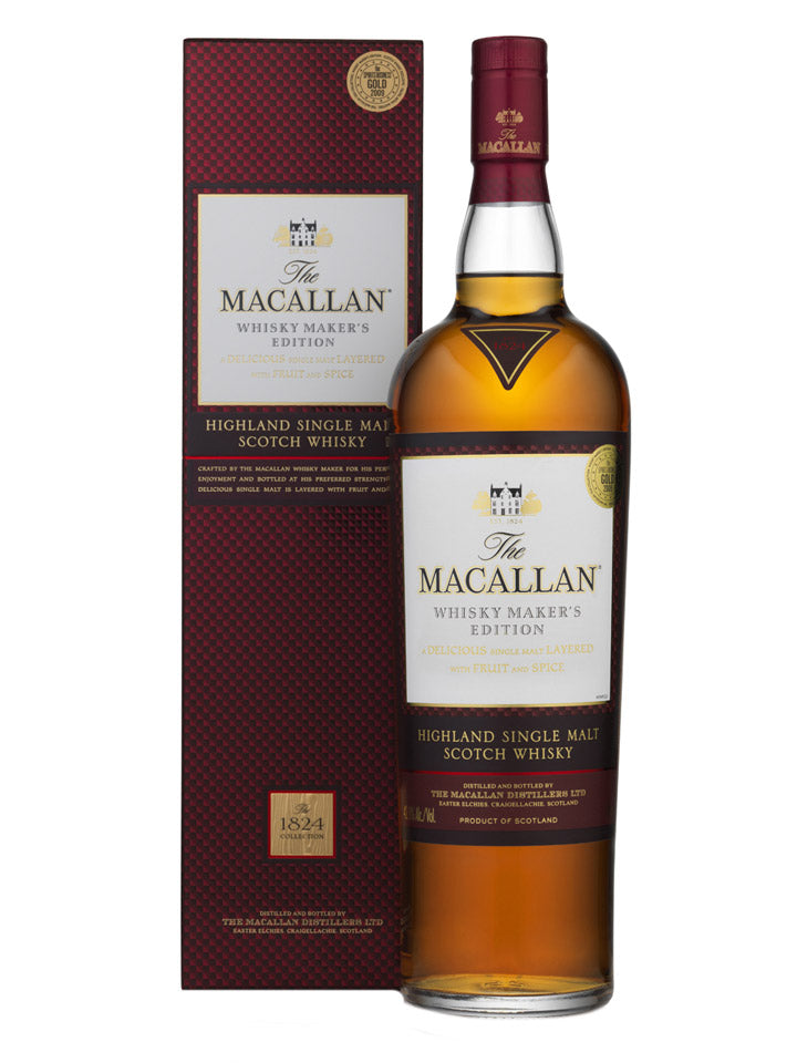 The Macallan 1824 Collection Whisky Makers Edition Single Malt Scotch Whisky 700mL
