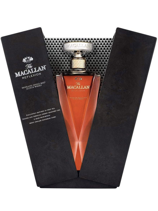 The Macallan Reflexion ウイスキー箱付き空瓶 The Macallan Reflexion ウイスキー箱付き空瓶 マッカラン REFLEXION