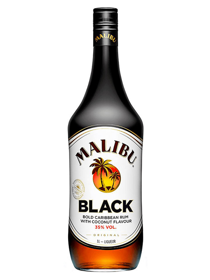 Malibu Black Light Caribbean Rum 1L
