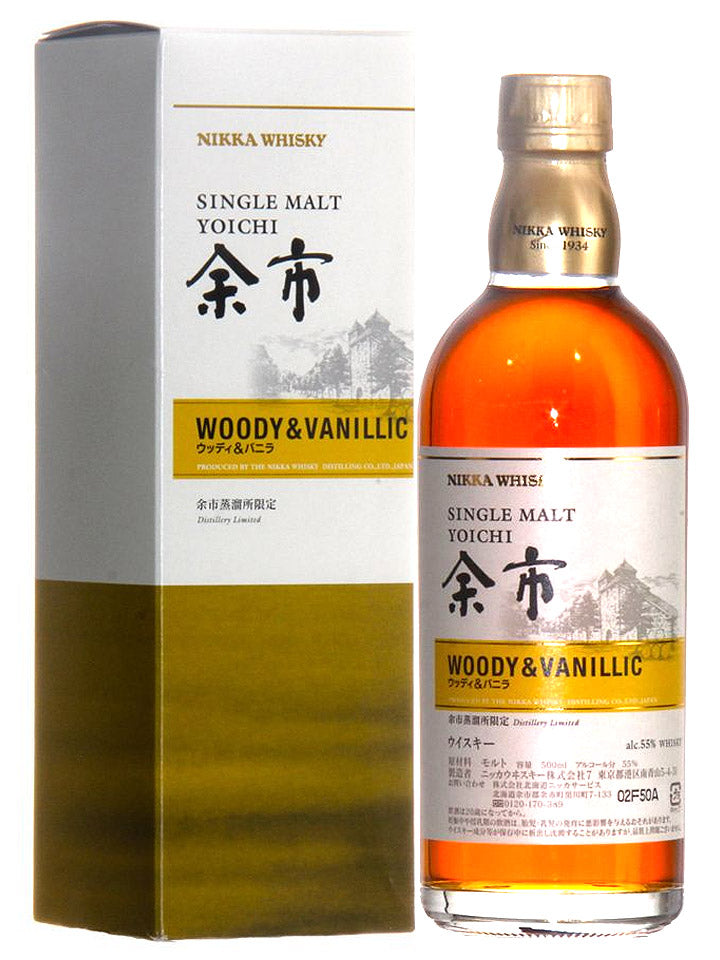 Nikka Yoichi Woody & Vanillic Distillery Limited Single Malt Japanese Whisky 500mL
