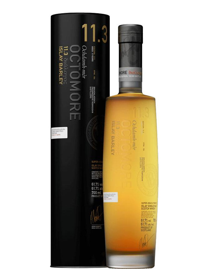 Bruichladdich Octomore 11.3 Islay Single Malt Scotch Whisky 700mL