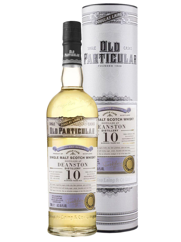 Deanston 10 Year Old Single Cask 2009 Old Particular Single Malt Scotch Whisky 700mL