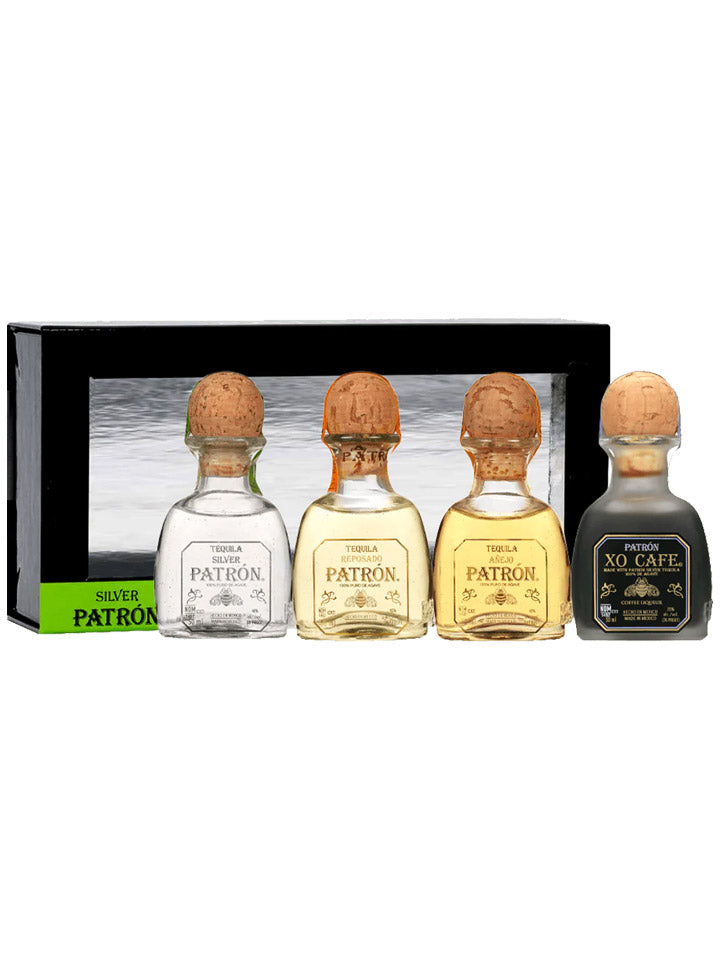 Patron Collection Patron Miniature Tequila Collection Gift Pack 4 x 50mL – The Drink Society