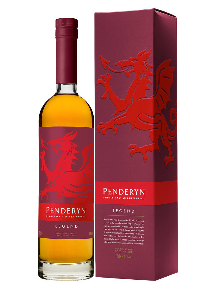 Penderyn Legend Single Malt Welsh Whisky 700mL