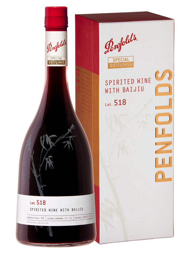 Penfolds Lot 518 Spirited Wine with Baijiu Shiraz 750mL