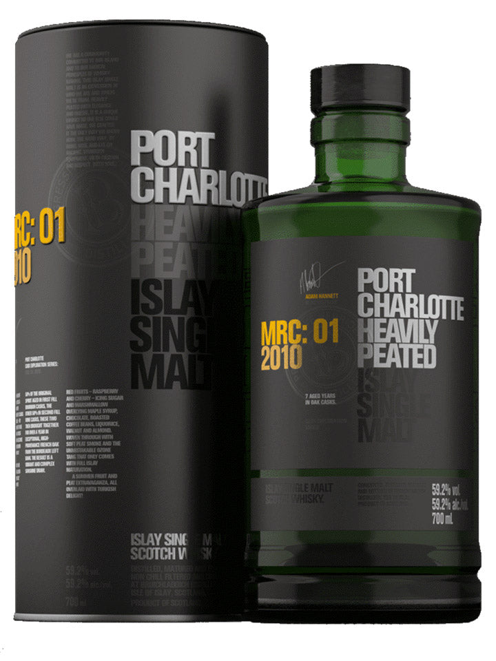 Bruichladdich Port Charlotte MRC:01 2010 Islay Single Malt Scotch Whisky 700mL