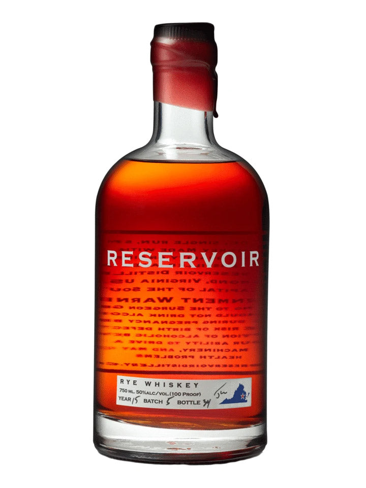 Reservoir 100 Proof 100% Rye Whiskey 750mL