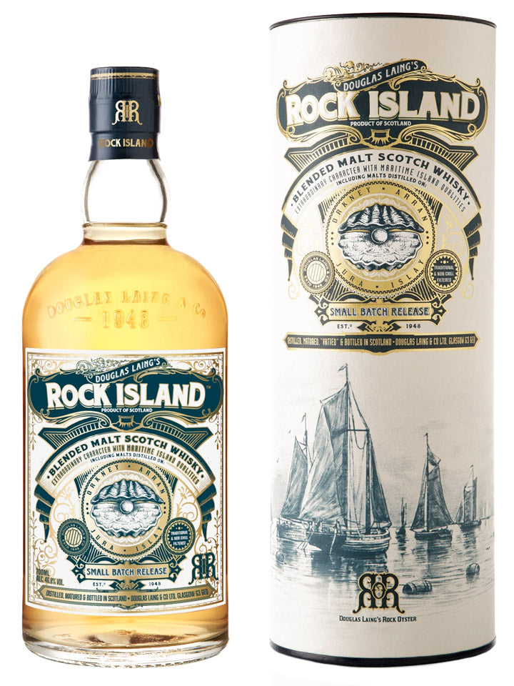 Rock (Oyster) Island Blended Malt Scotch Whisky 700mL