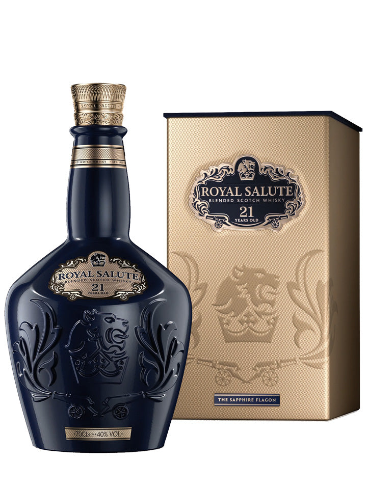 Royal Salute 21 Year Old Sapphire Flagon (Old Version) Scotch Whisky 700mL