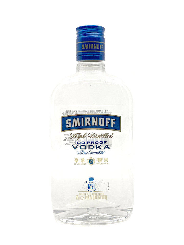 Smirnoff Blue Label 100 Proof Export Strength Vodka 500mL