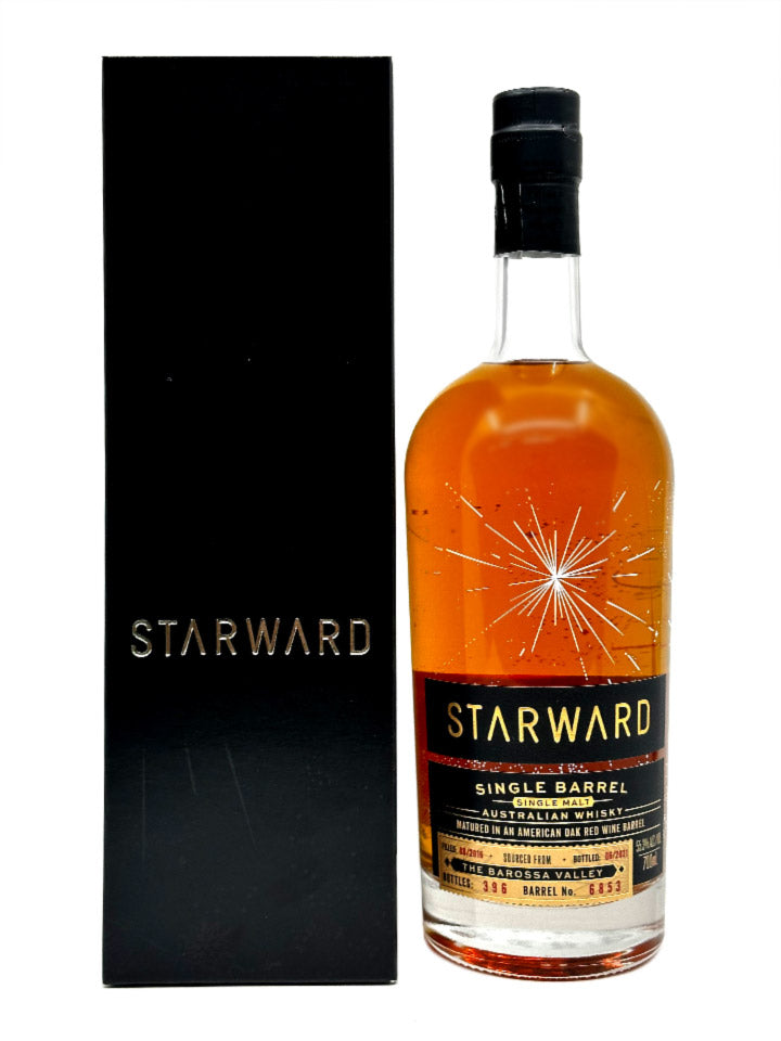 Starward American Oak Red Wine Single Barrel Cask Strength Australian Single Malt Whisky 700mL