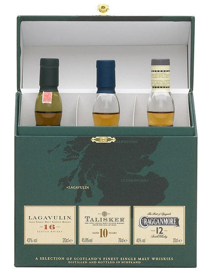 The Classic Strong Malts Scotch Whisky Collection 200mL x 3