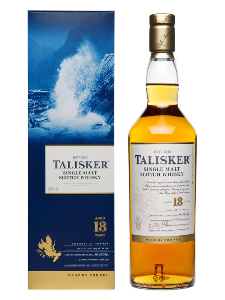 Talisker 18 Year Old Single Malt Scotch Whisky 700mL