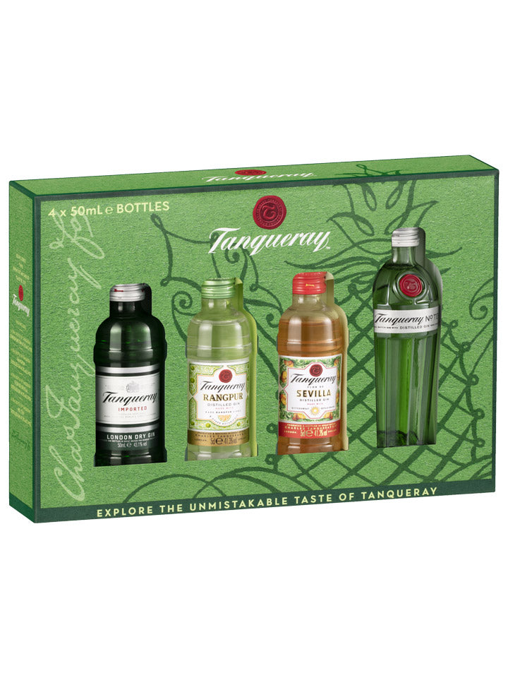 Tanqueray Gin Tasting Miniatures Gift Pack 4 x 50mL