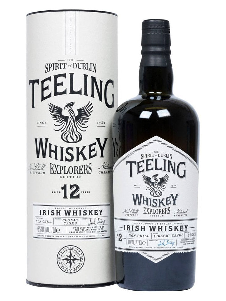 Teeling 12 Year Old Explorers Edition Cognac Finish Single Malt Irish Whiskey 700ml