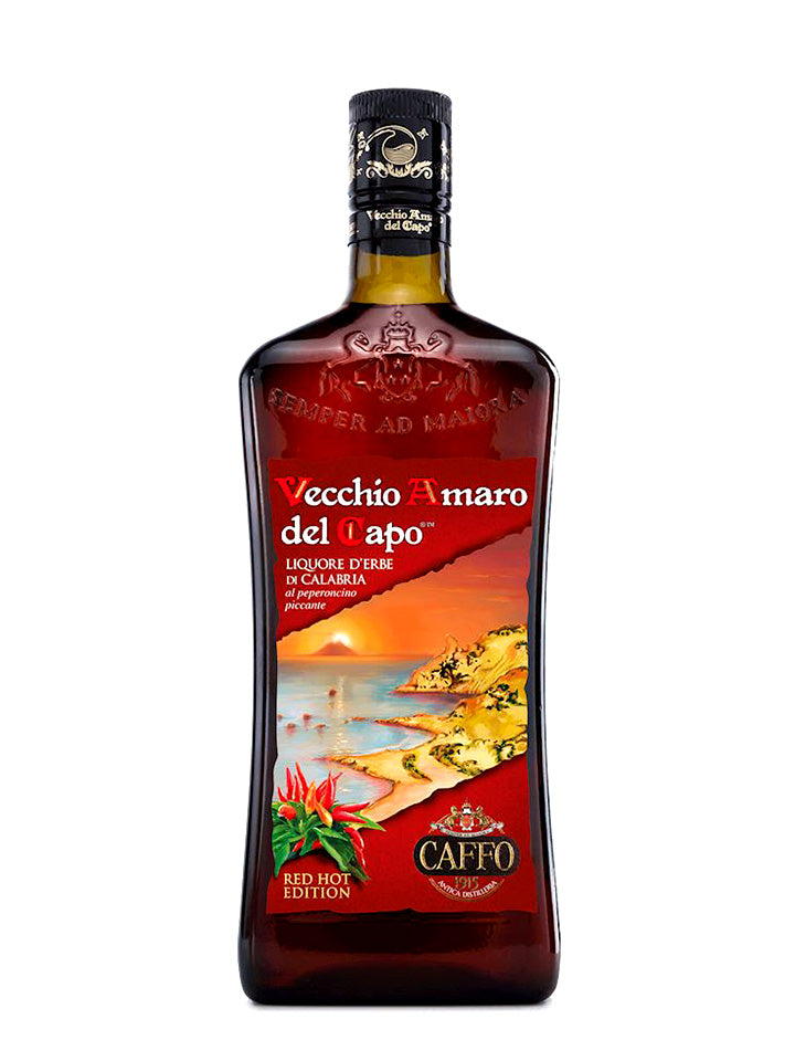 Caffo Vecchio Amaro Del Capo al Peperoncino Piccante Red Hot Edition Herb Liqueur  700mL